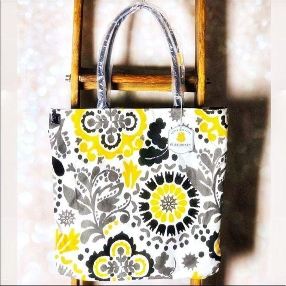PURE HONEY Reversible Tote Bag NWT - Picture 1 of 3